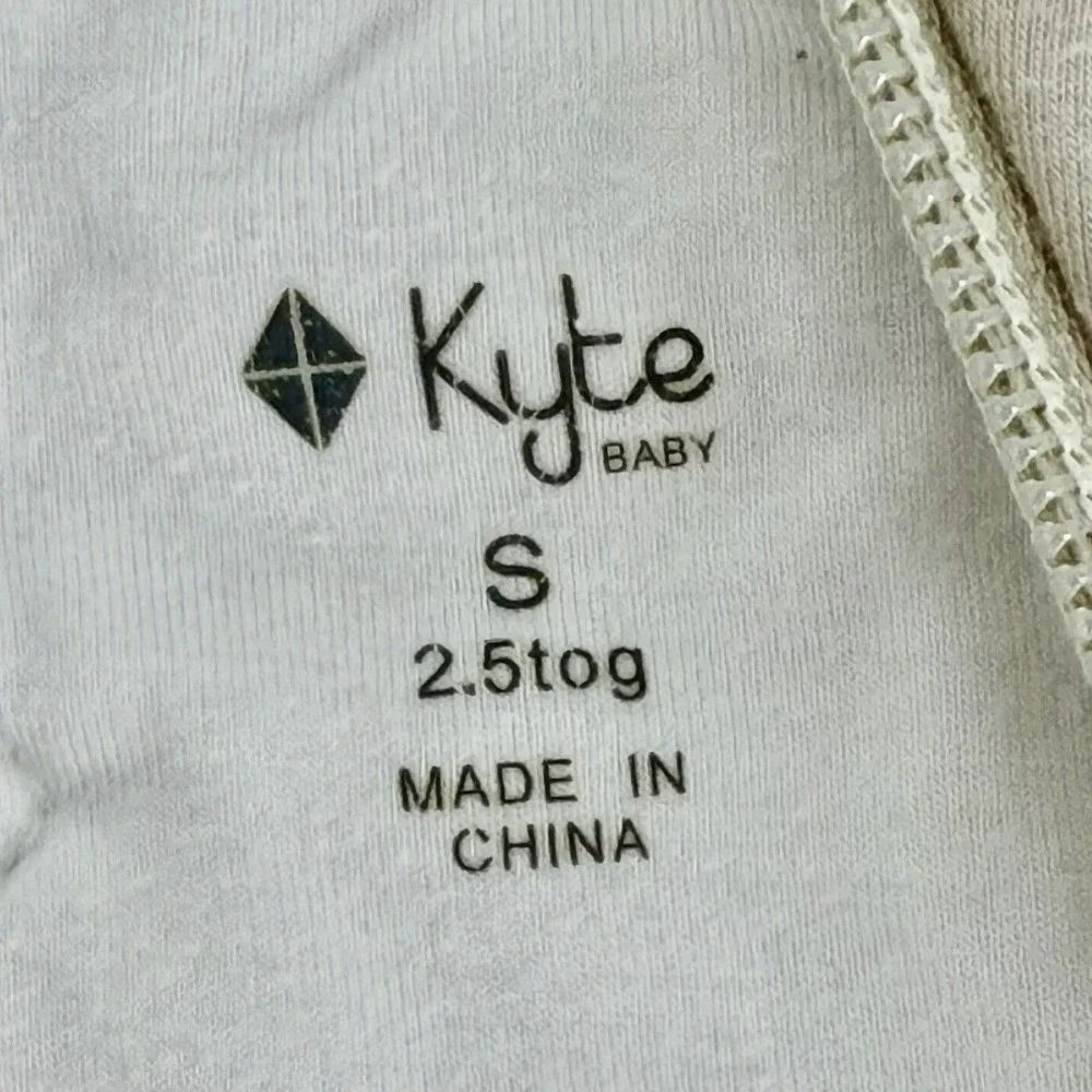 Kyte Baby Sleep Bag Oat Size S 2.5 TOG Bamboo Rayon Sleep Sack